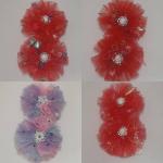 Parecitos de pompones de tull sencillos