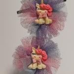 Parecitos de pompones de tull temáticos