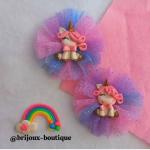 Parecitos de pompones de tull temáticos