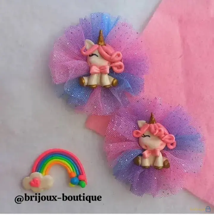 Parecitos de pompones de tull temáticos