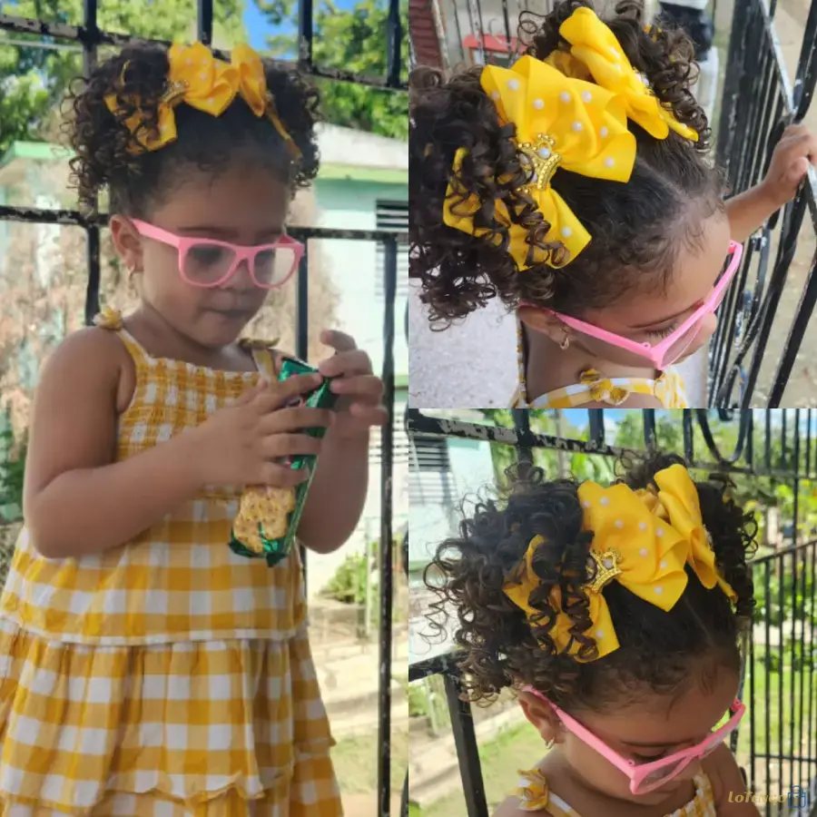 Lazo Milena cinta de 5cm con corona dorada