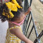 Lazo Milena cinta de 5cm con corona dorada