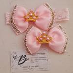 Set mamá bebé rosa elegante