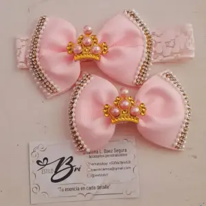 Set mamá bebé rosa elegante