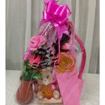 Regalo para Mamá con Osito y Rosa Rosa – Detalle “Te Amo” Día de las Madres