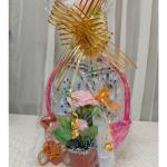 Regalo para Mamá con Perritos Dálmata, Osito y Flor Rosada – Detalle Dulce Día de las Madres